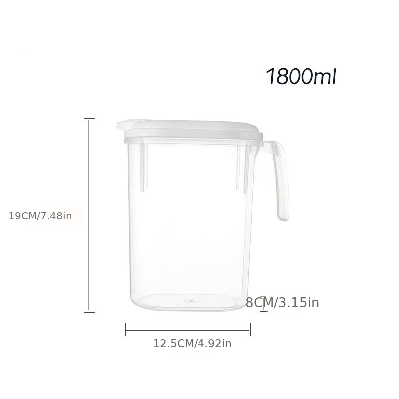 Vertical Stripes Glass Pitcher With Lid Heavy Duty Water - Temu