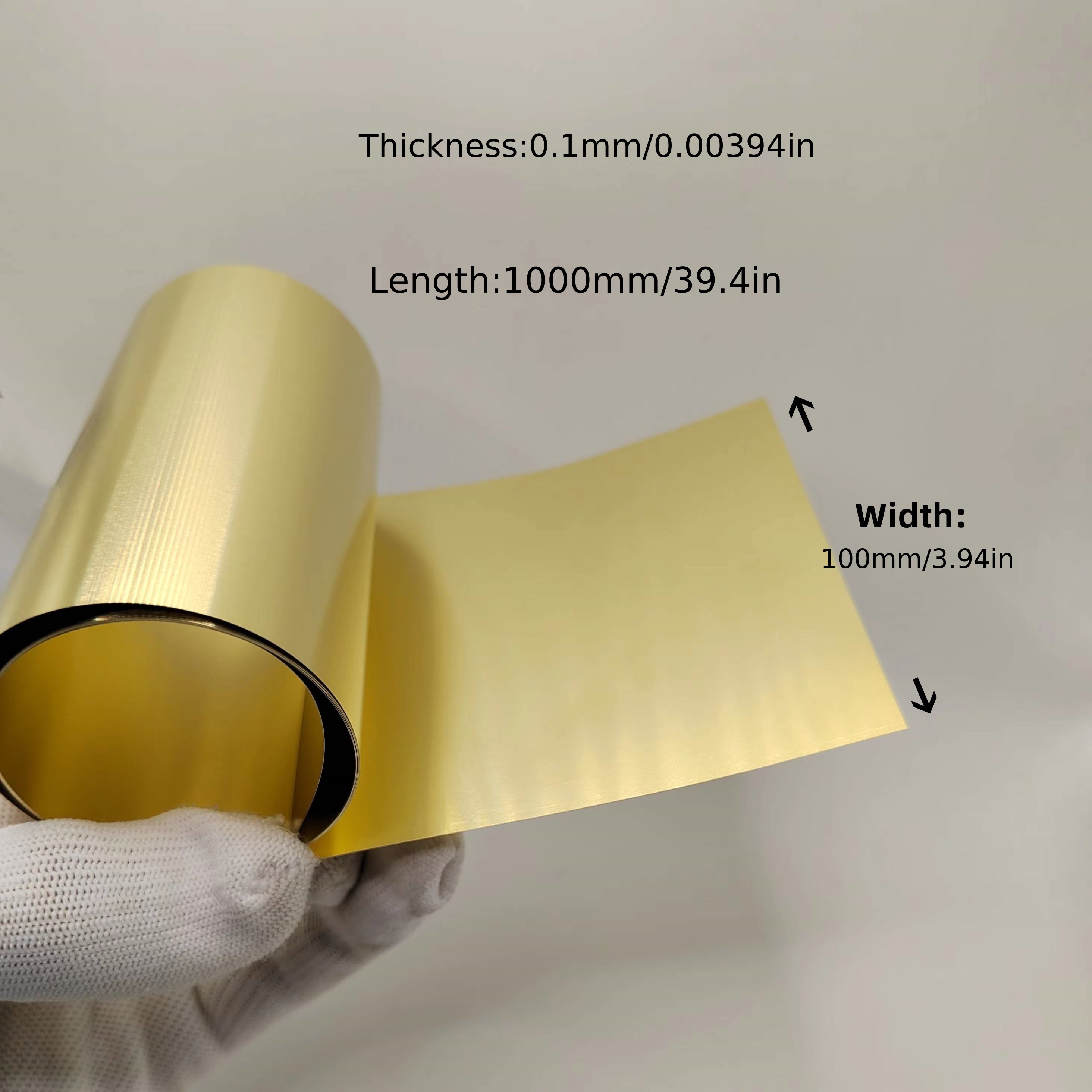 foglio di rame, foglio di rame puro, 0,8 mm * 100 mm * 150 mm (Color :  0.8mm*100mm*100mm)