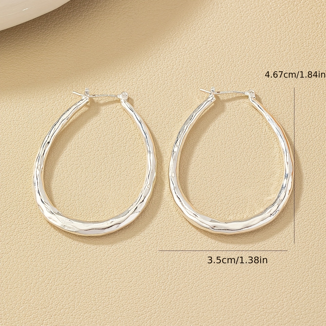 Boutique Fashion Accessory Simplicity Design 3.5cm Big Hoop