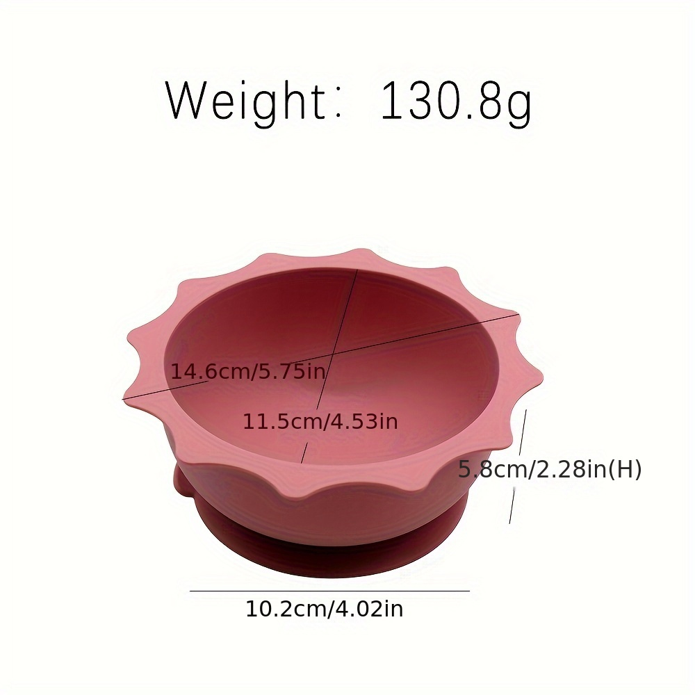 silicone pet food bowl with suction base anti tip cat feeding dish water bowl for dogs and cats 1 pack Product details 1