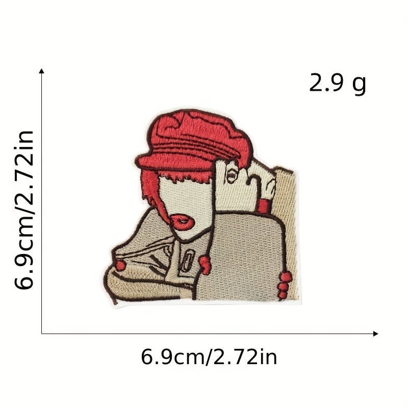 Singer Iron On Patches Sew On Embroidered Applique Repair - Temu