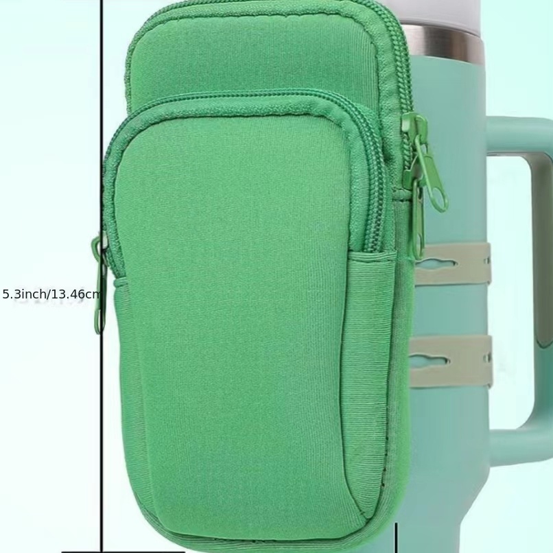Water Bottle Carrier Bag with Leather Strap, Water Bottle Pouch for Stanley 40  oz & 30 oz Tumbler with Adjustable Strap - AliExpress