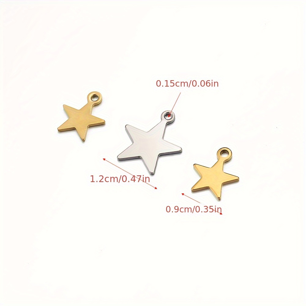 Ciondoli Con Ciondolo A Forma Di Stella Da 1 Pezzo Per La Creazione Di  Gioielli Sfusi, Ciondoli Per Gioielli Con Albero Vegetale Per Orecchini,  Collane, Braccialetti Fai Da Te - Temu Italy