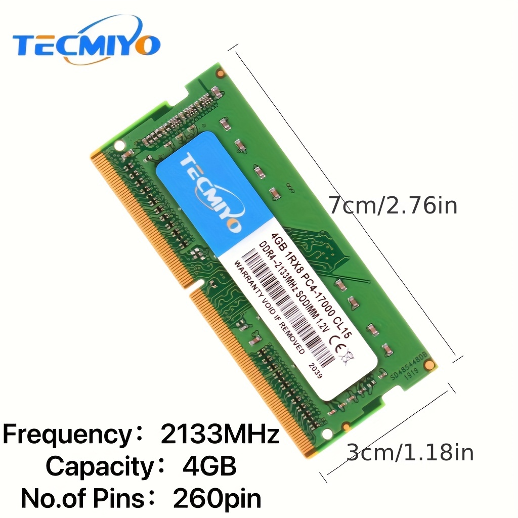 8GB PC4-17000 DDR4 2133 MHz SODIMM 260-Pins Laptop Memory RAM 8G 2133