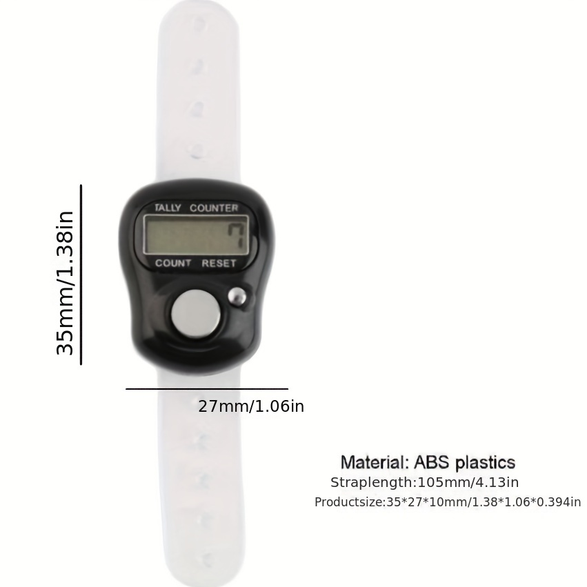 Finger Counter, Tally counter, Digital Clicker, counts to 99999