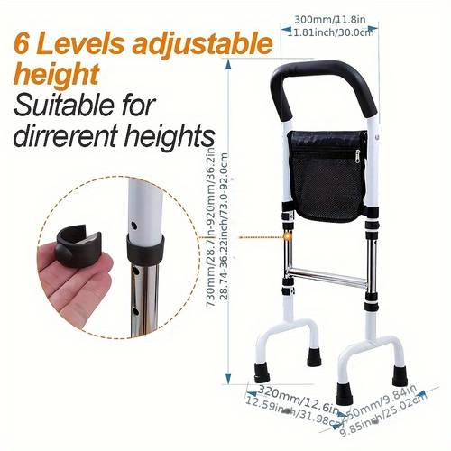 lightweight aluminum walker with anti slip pads suitable for and walking height is adjustable supporting up to 300 ideal for elderly family providing parents with a