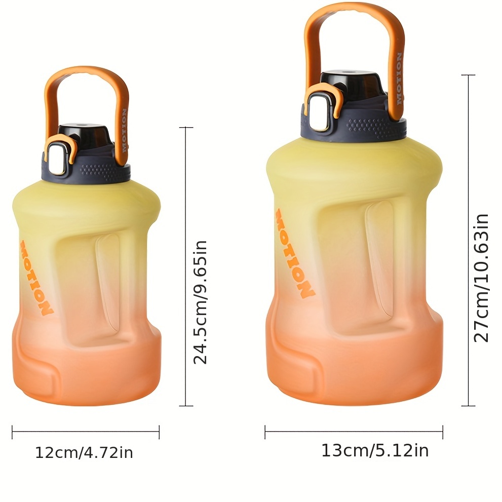 Large Capacity Leakproof Water Bottle With Handle For Outdoor Activities -  Bpa Free And Durable - Temu