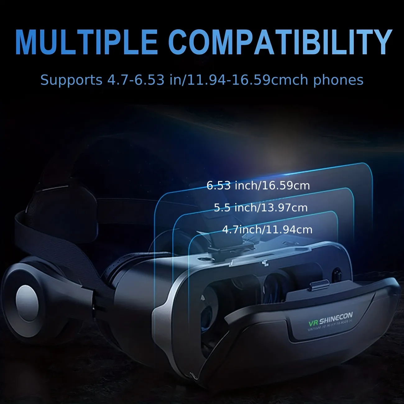 Tilpasning R Hest Vr Headsets Compatible With Iphone & Android - Universal Phone Virtual  Reality Vr Goggles For Kids & Adults - Your Best Mobile Games 360 Movies  Soft & Comfortable 3d Vr Glasses - Temu Qatar