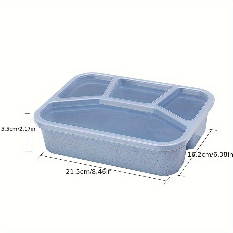 Buy EasyLunchboxes® - Bento Snack Boxes - Reusable 4-Compartment Food  Containers for School, Work and Travel, Set of 4 (Brights) Online at  desertcartINDIA
