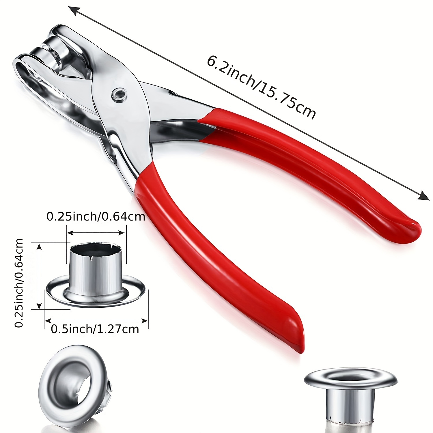 Grommet Hole Clamp Kit Portable Grommets For - Temu