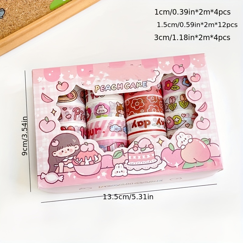 Adorable Cartoon Washi Tape - Perfect For Kpop Crafts, Diy