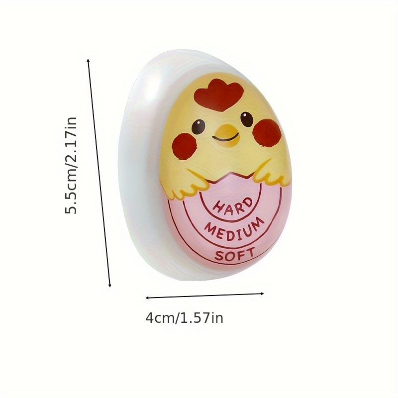 Image of Mini Kitchen Egg Timer, Egg , Color-changing Timer, Boiled Egg Timer That Color After Cooking, Boiled Egg Timer, Hard And Soft Boiled Egg Timer That Color , Boiled Egg Timer