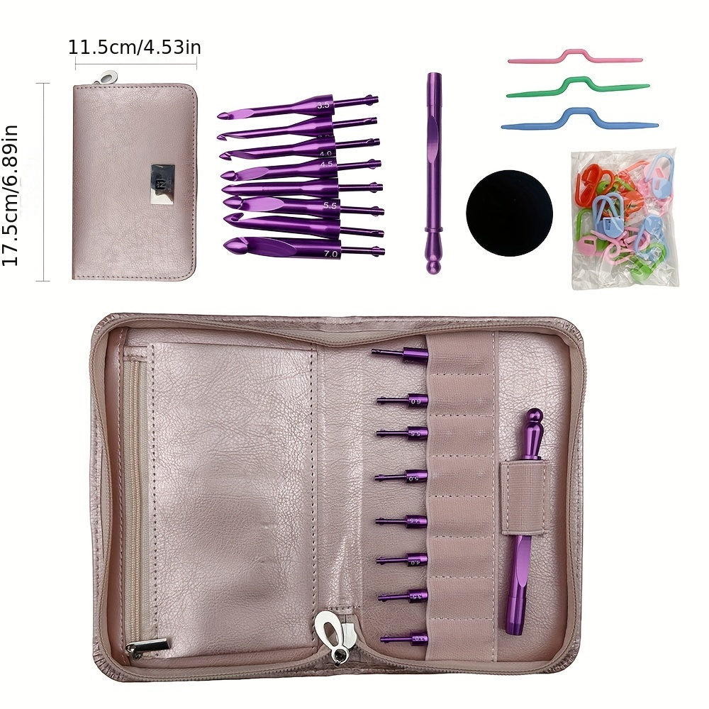 

8pcs Crochet Set Detachable Aluminum , - For & And Sewing Supplies