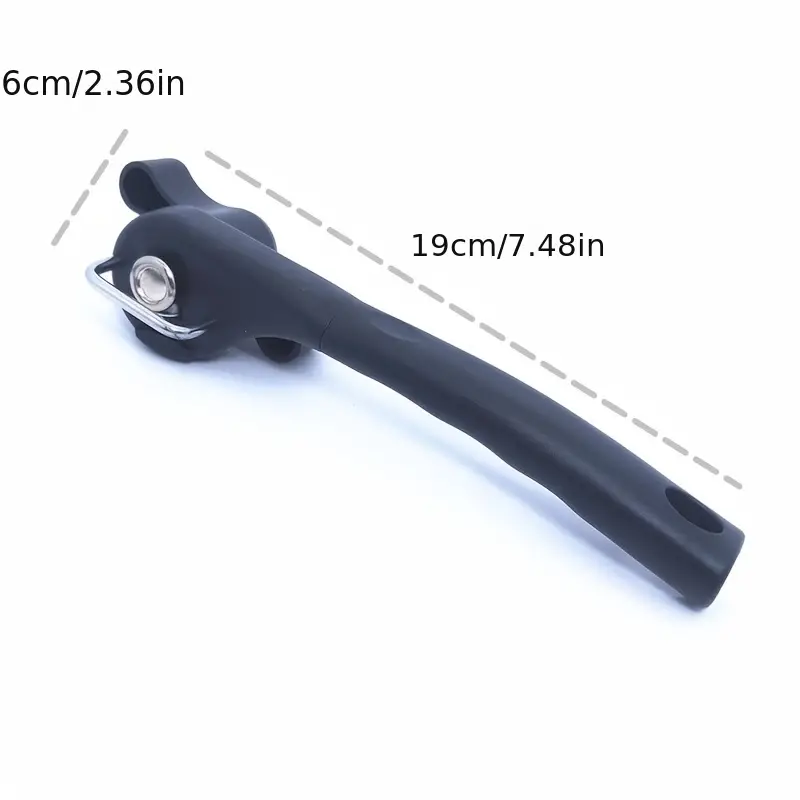 1pc plastic safety bottle opener can opener cut easy grip manual opener knife for cans lid kitchen tool details 2