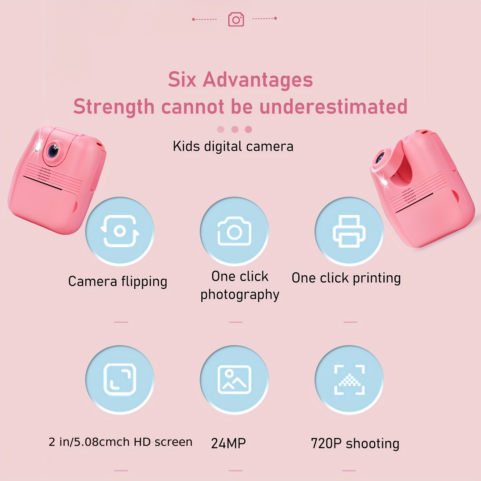 Smart Mini Camera Kids Camera 1080p Hd Digital Camera Screen With 32gb Card