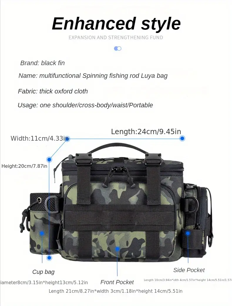 Fishing Bag Large Capacity Backpack Multifunctional Carry - Temu Mauritius