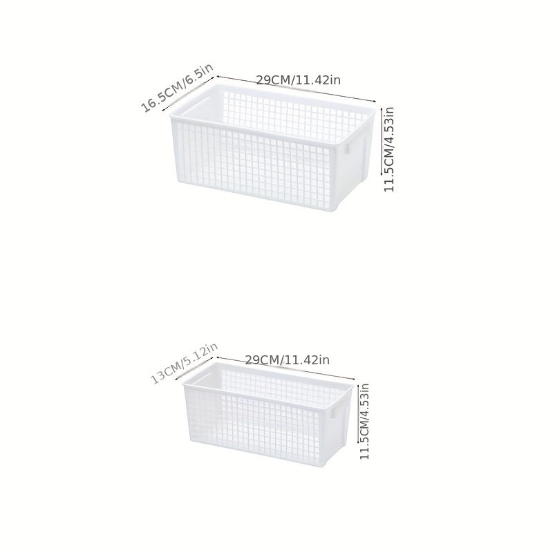 Snack Storage Box Strong Hollow Sundry Storage Organizer Plastic