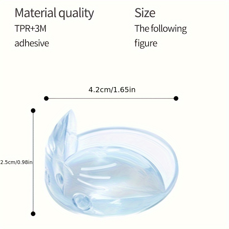 Round Anti collision Table Corner Guards Transparent Anti - Temu