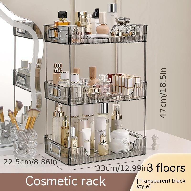 Bathroom Countertop Organizer, Clear Acrylic Tall Organizer Shelf Stand For  Cosmetics Perfume, Fashion Rack Organizer For Makeup Skincare Storage In  Bathroom Bedroom Office - Temu