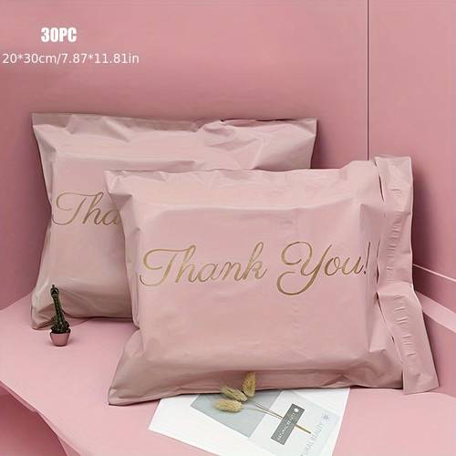 10pcs bag 30pcs bag new material pink ordinary packaging bag modern multi purpose packaging bag e commerce packaging bag self bag