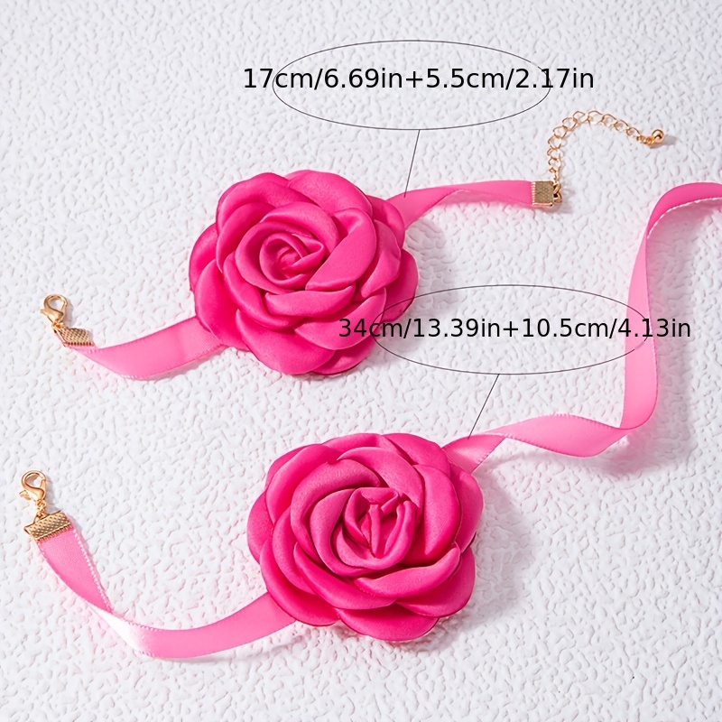 Polyester Floral Jewelry Set for Party Banquet Friends