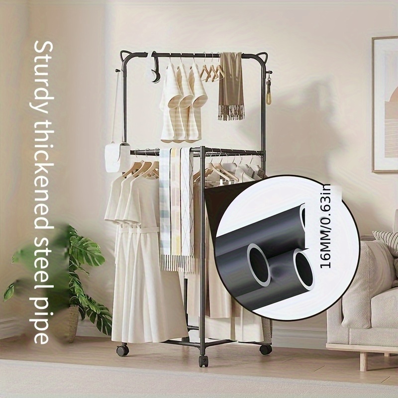 perchero giratorio resistencia rotación 360° estante Temu