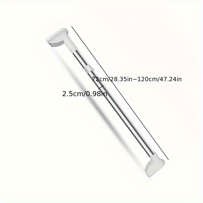 Stainless Steel Telescopic Rod Household Free Punching - Temu