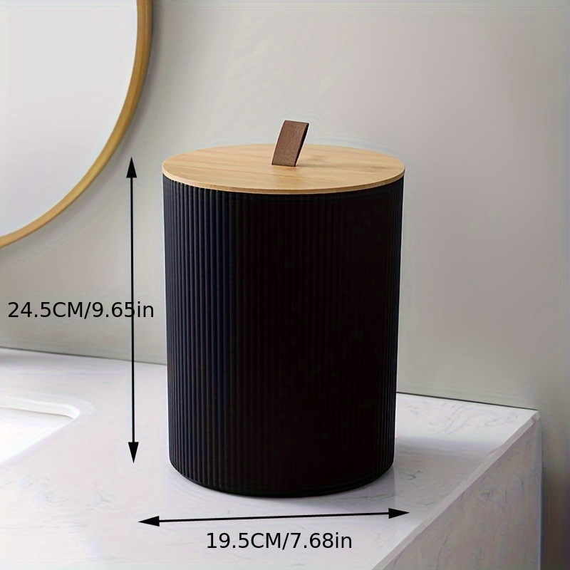 Zestaw Akcesoriów Łazienkowych 1 szt., Zestaw Akcesoriów Łazienkowych 7 szt. z Koszem na Śmieci, Uchwytem na Szczoteczki do Zębów, Dozownikiem Mydła do Makijażu, Mydelniczką, Szczotką do Toalety, Zestawem do Kąpieli - Prezent na Parapetówkę