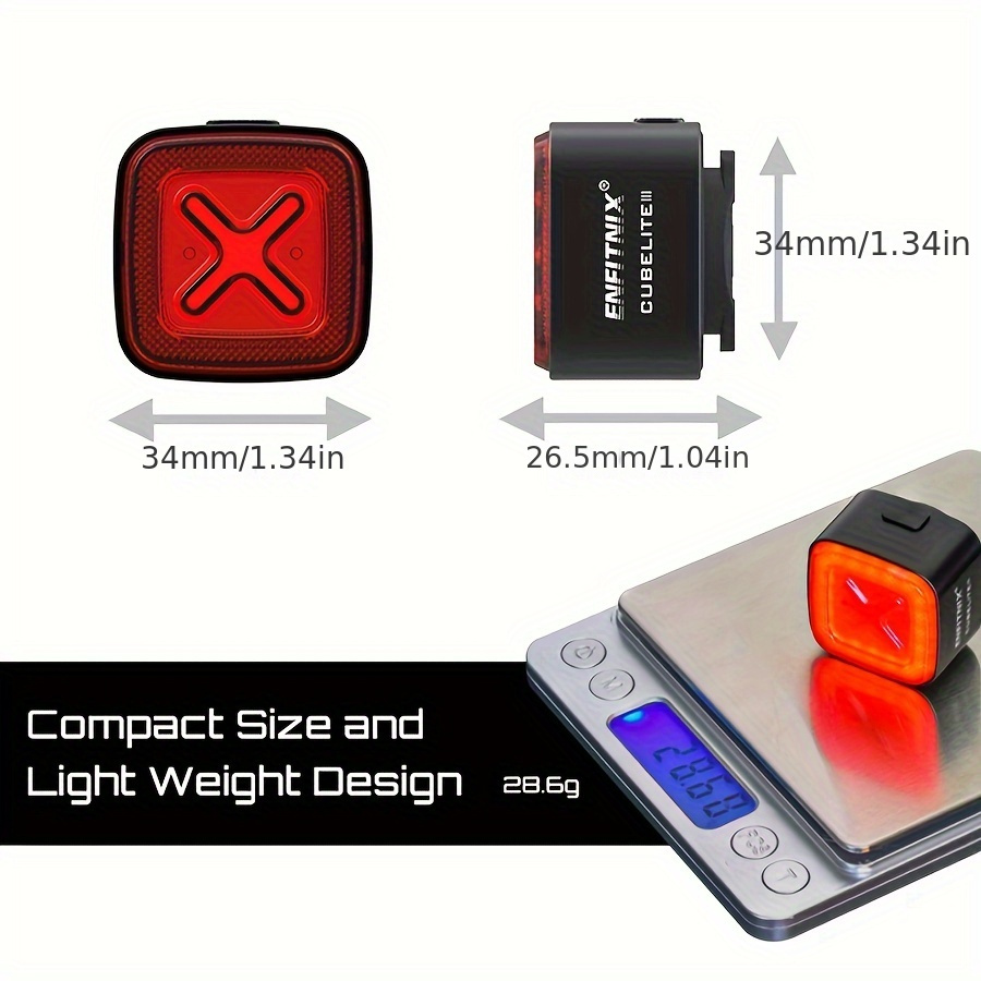 Smart Tail Light, Bicycle Brake Warning Light, Ultra Bright Rear Light, USB  Charge LED Warning Light