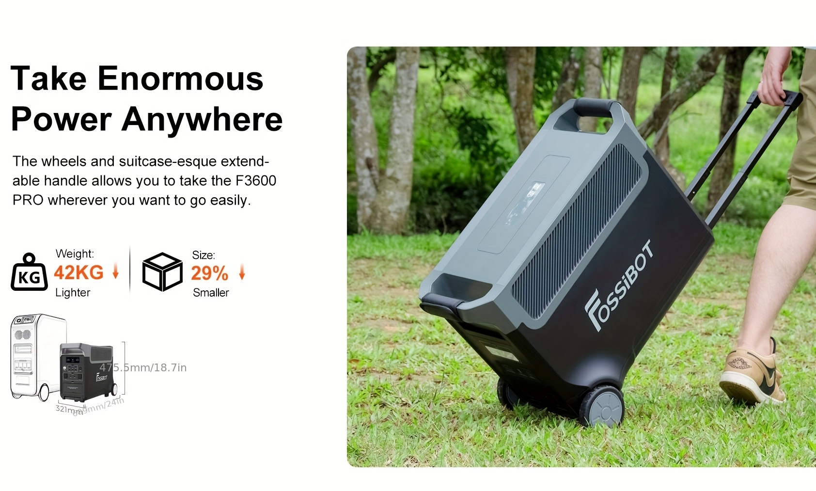 f3600 pro 3840wh portable power station + 1 x 420w collapsible solar panel 3600w solar generator and li-iron phosphate batteries 1.8h fast charge, 5x120v ac outlet for home, camping, emergency   storage. Product details 12