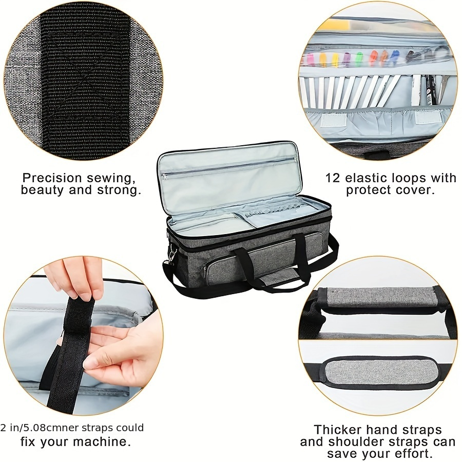 1pc Dustproof Sewing Machine Bag, Portable Carrying Case, Multifunctional  Sewing Machine Storage Bag, Travel Tote Bag, Sewing Accessories Organizer To