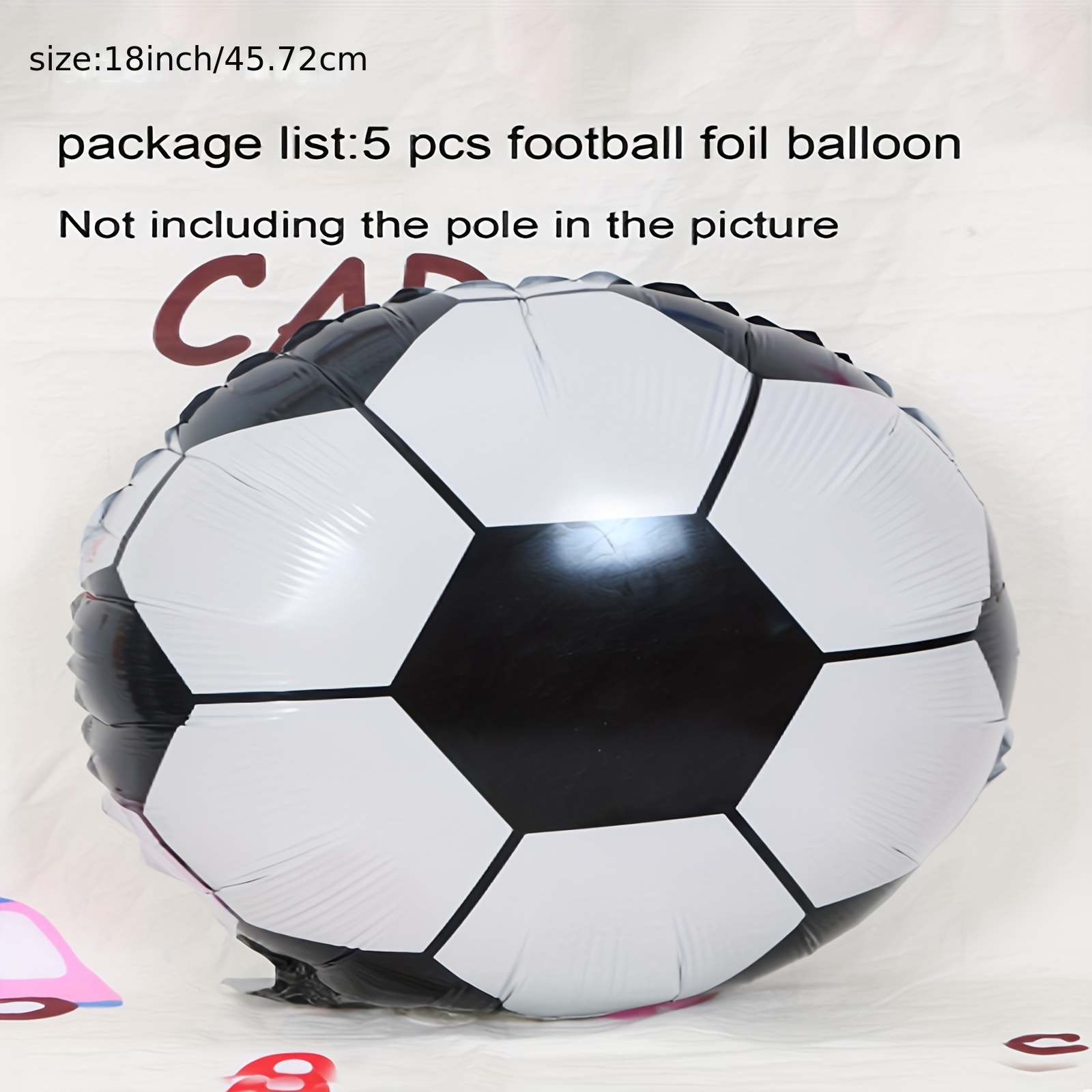 Globo pelota / balón fútbol. blanco y negro