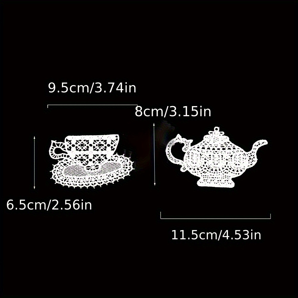 Women Lace Flower Patches Cloth Sticker Sew Iron On Hollow Out