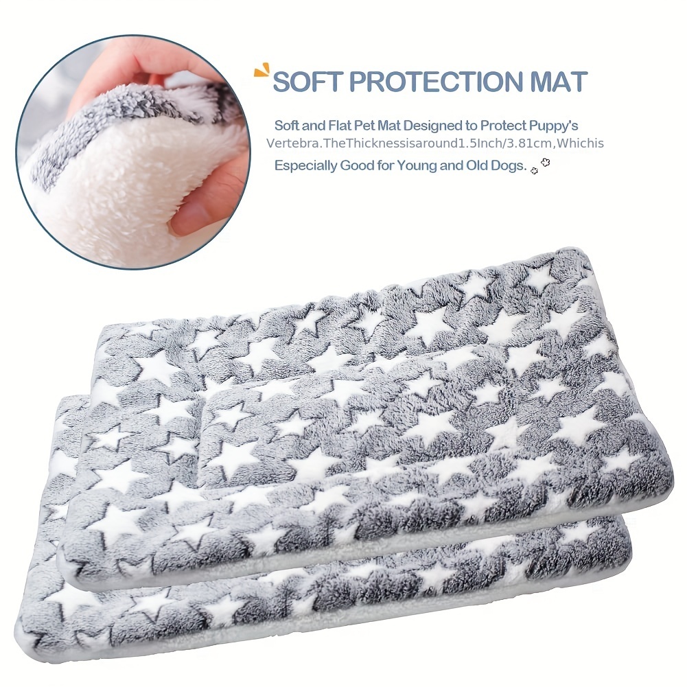 SEDLAV Warm, Soft Pet Blanket Mat for Cats & Dogs - Large Dog Mat with  Non-Slip Backing, Strong & Durable Dog Crate Bed Washable -  Ultra-Comfortable