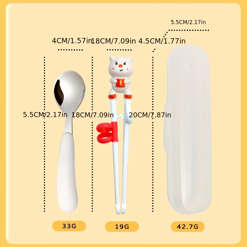 Bacchette Bambini Cartoni Animati Bambini, Cucchiaio Addestramento,  Bacchette Lapprendimento, Bacchette Lalimentazione Integratori Alimentari, Migliori Offerte Giornaliere Oggi