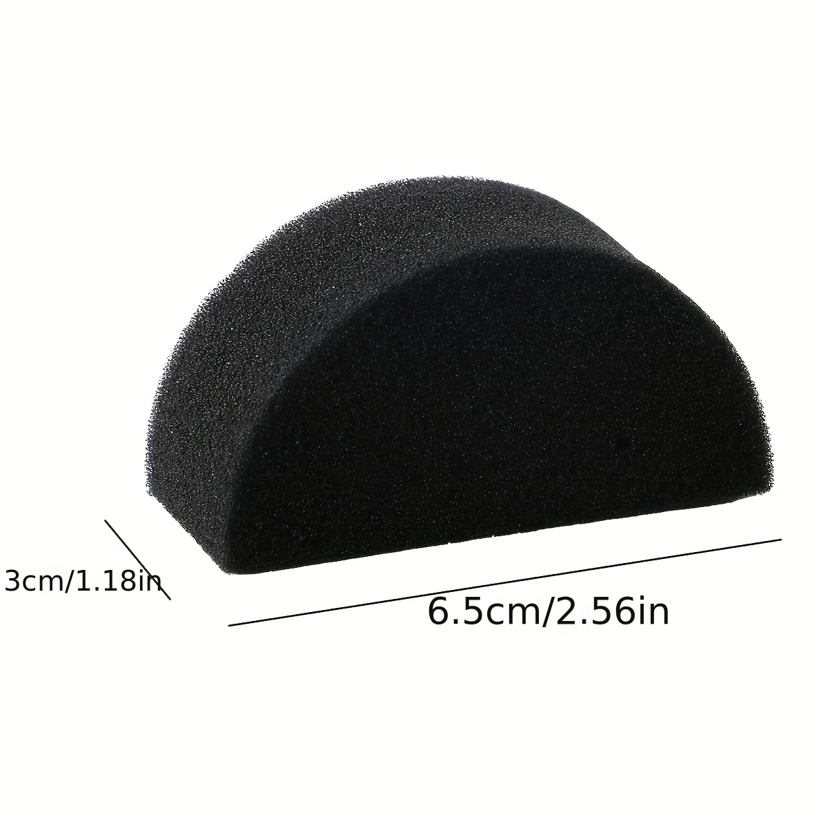 Face Painting Sponges Black Sponge Including Round Half Moon for Makeup  Crafts Art Work Sculpting Pottery Body Painting (60 Pcs)