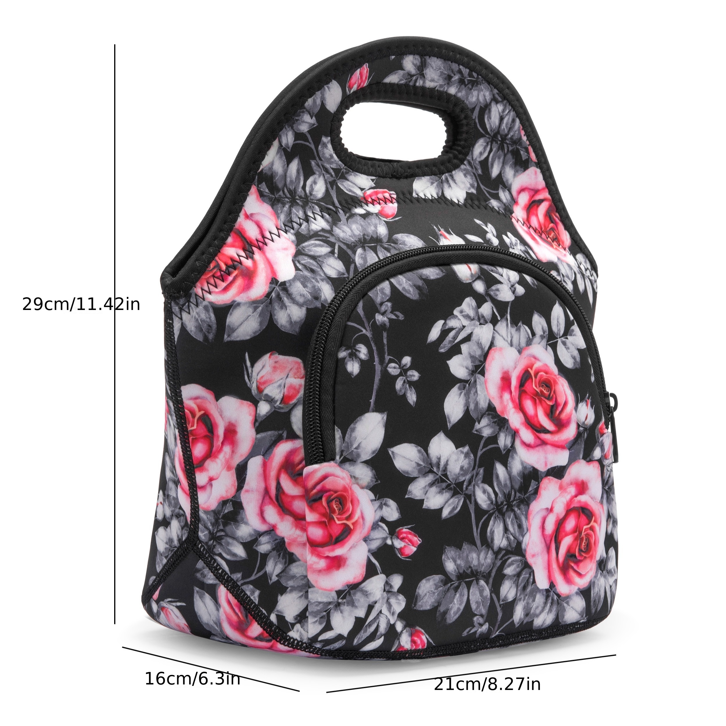 Bungalow Rose Reusable Insulated Thermal Lunch Bag Cute Lunch Box For Teens  Boys Girls Adult Women Work School Outdoor Travel Picnic Beach BBQ Party