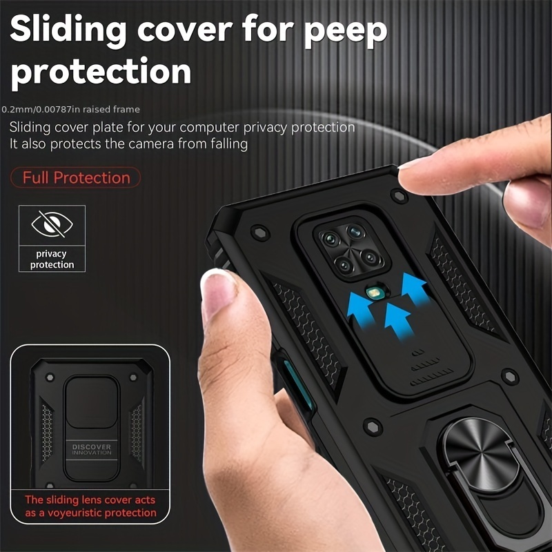 Lens Privacy Protection Case For Xiaomi 13t/xiaomi 13t Pro, Slim Pc Soft  Tpu Bumper Shockproof Cover With Slide Camera Cover