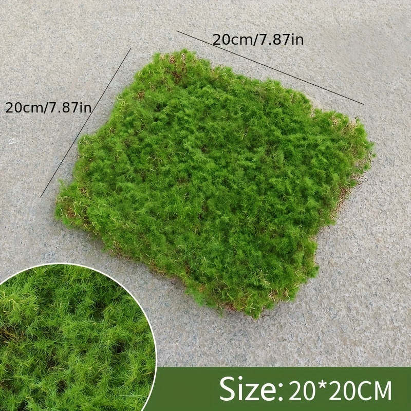 Artificial Moss Mat Fake Moss Grass Turf Diy Faux Moss Grass - Temu