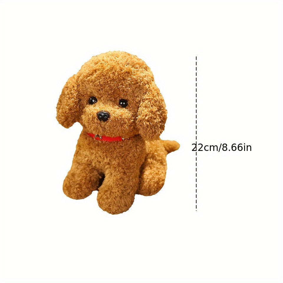 1 Pc Simulation Plush Toy Dog, Small Teddy Bear Doll, Christmas Gift  Birthday Gift