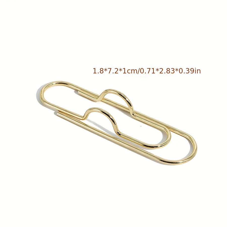 5pcs Metal Pen Clip Notebook Accessory Paper Clip Pen Holder