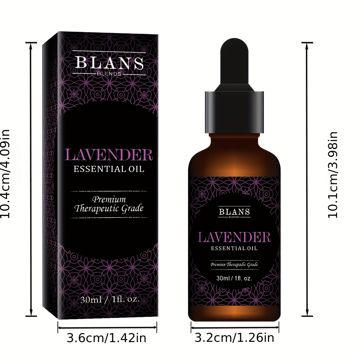 30ml/1.05fl Oz Aceite Esencial Puro Lavanda, 100% Natural, Alivia Piel Seca  Deja Suave, Cara, Cuerpo, Uñas Cabello, Adecuado Tipo Piel - Belleza Salud  - Temu