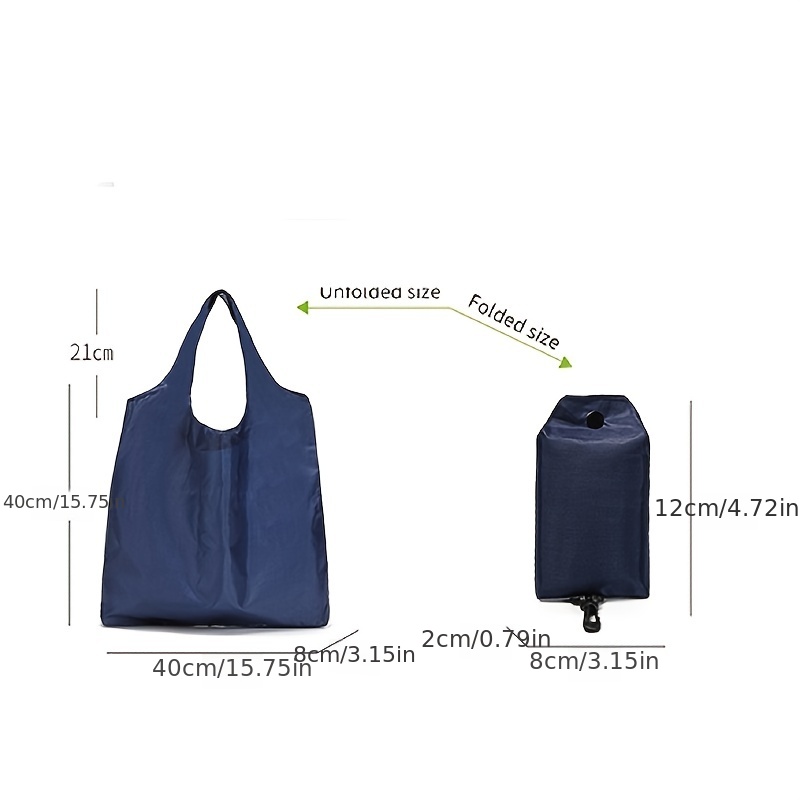 Shopping Bag Foldable Eco-friendly Oxford Cloth Reusable Small Size Tote  Bag for Home