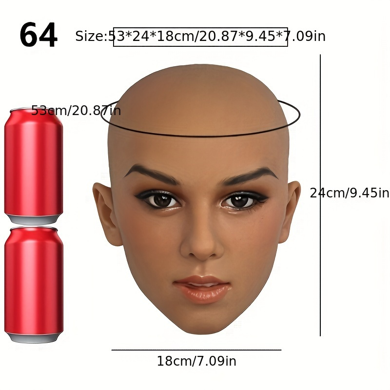 Sex Doll Head Male Masturbator Realistic Facial Features Temu