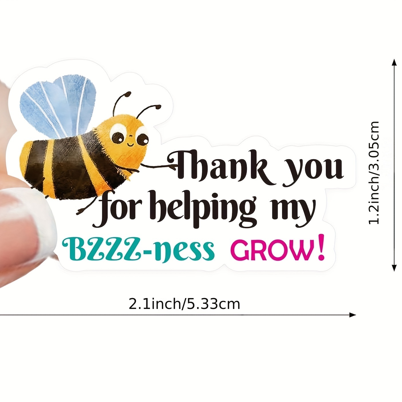 30 CUTE BUMBLE BEE ENVELOPE SEALS LABELS STICKERS 1.5 ROUND BEE GIFTS  FAVORS