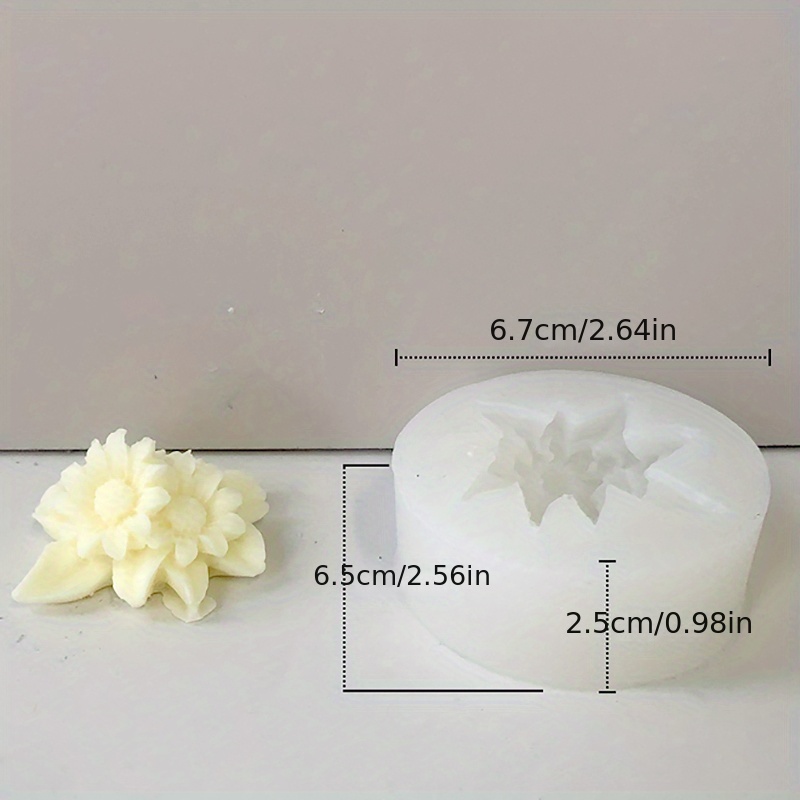 Flower Scented Candle Silicone Mold Diy Flower Petal - Temu