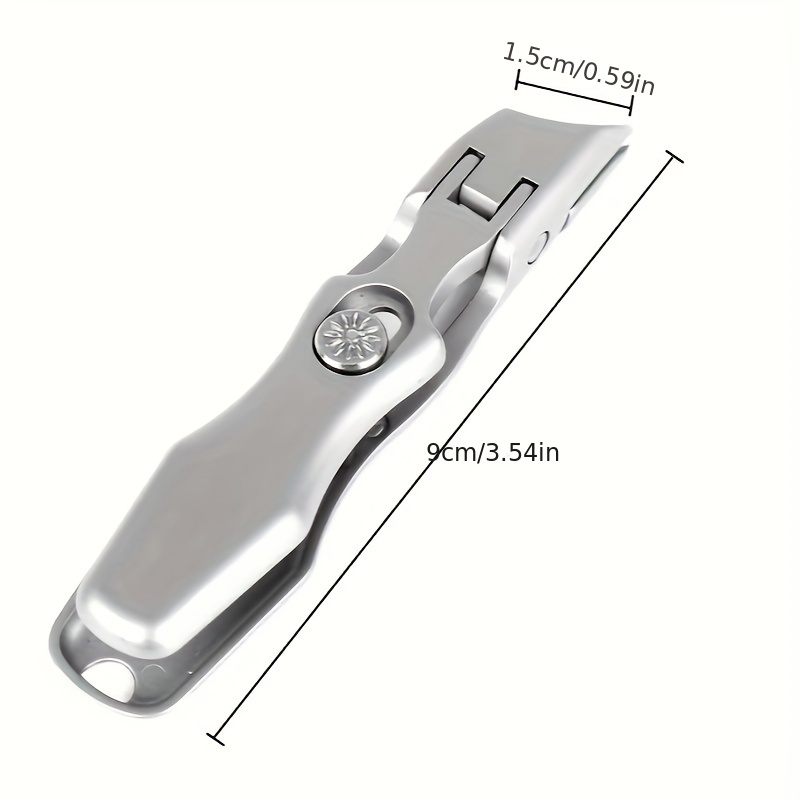 Stainless Steel Slanted Edge Nail Clippers Nail Clippers - Temu