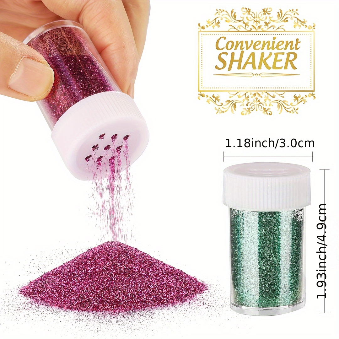 18bottles Glitter Powder Craft Glitter Powder In Shaking Jar - Temu