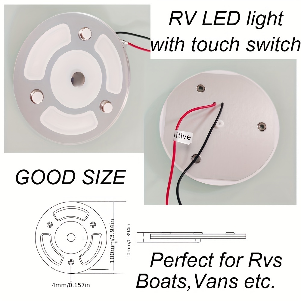 12v Rv Led Interior Lights Rv Ceiling Dome Lights For Rvs - Temu