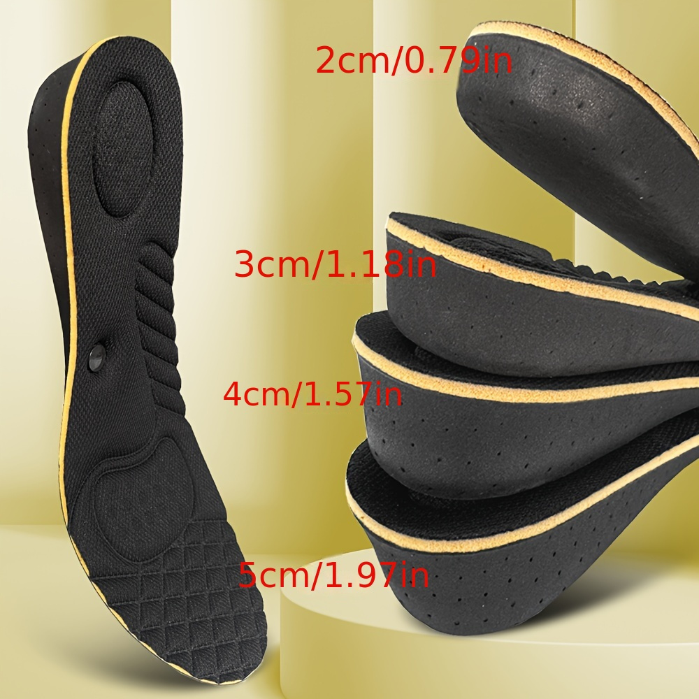 

1 Pair Of Invisible Heightening Insoles For Men And Women, Cut, Comfortable And